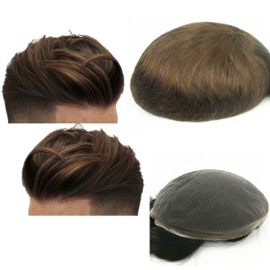 Human Hairpieces For Men With Super Thin Toupee Human Hairpieces For Men With Super Thin Toupee