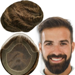 100% Human Hair Lace System For Men 100% Human Hair Lace System For Men