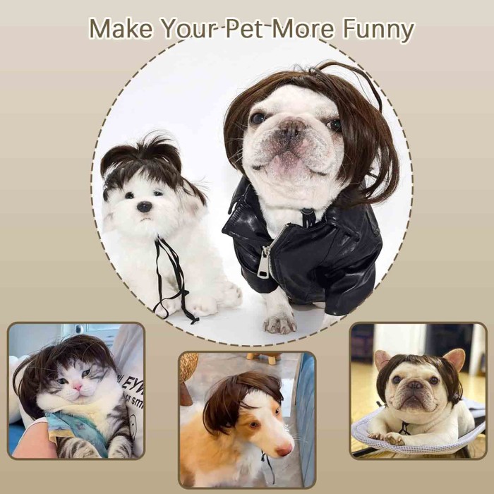 Funny Pet Hair Accessories Decoration for Halloween, Christmas, Parties Funny Pet Hair Accessories Decoration for Halloween, Christmas, Parties