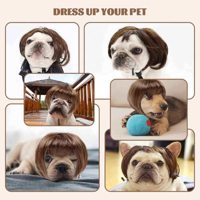 Funny Pet Hair Accessories Decoration for Halloween, Christmas, Parties Funny Pet Hair Accessories Decoration for Halloween, Christmas, Parties