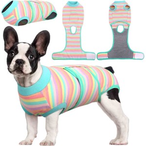Soft Cotton Recovery Suit for Dogs Cats After Surgery herac007 Soft Cotton Recovery Suit for Dogs Cats After Surgery herac007