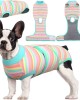 Soft Cotton Recovery Suit for Dogs Cats After Surgery herac007 Soft Cotton Recovery Suit for Dogs Cats After Surgery herac007