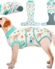 Soft Cotton Recovery Suit for Dogs Cats After Surgery herac008 Soft Cotton Recovery Suit for Dogs Cats After Surgery herac008