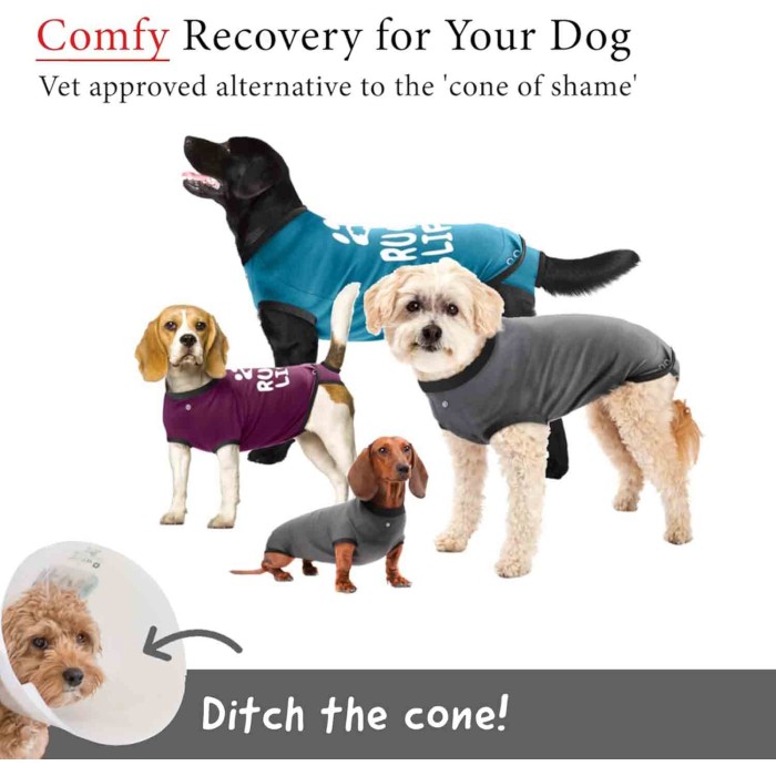 Soft Cotton After Surgery Dog Recovery Suit Female and Male Soft Cotton After Surgery Dog Recovery Suit Female and Male