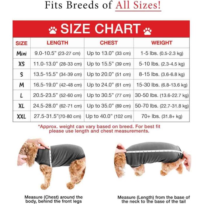 Soft Cotton After Surgery Dog Recovery Suit Female and Male Soft Cotton After Surgery Dog Recovery Suit Female and Male