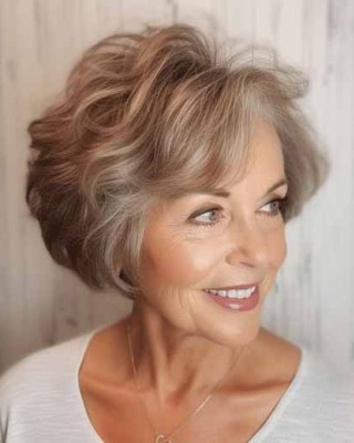 Real Hair Wigs for Older Ladies heraa002