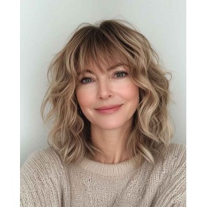 Softness Human Hair Wigs Wavy Styles Softness Human Hair Wigs Wavy Styles