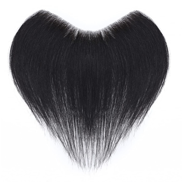 V Shape Topper Hairpiece Pu Thin Skin System For Men V Shape Topper Hairpiece Pu Thin Skin System For Men